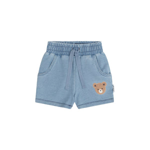 Huxbaby Slouch Shorts - Knit Denim