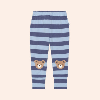 HUXBABY FURRY HUX BEAR BLUE STRIPE LEGGING