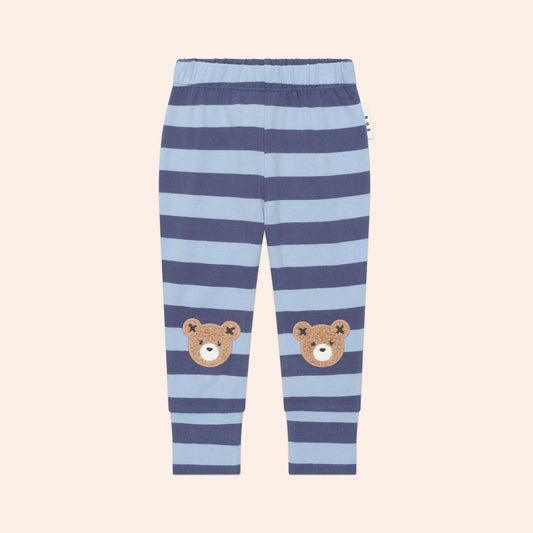 HUXBABY FURRY HUX BEAR BLUE STRIPE LEGGING