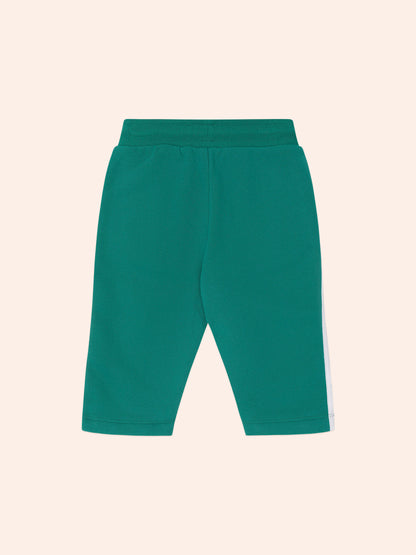 HUXBABY RACER STRIPE TRACKPANT | GREEN