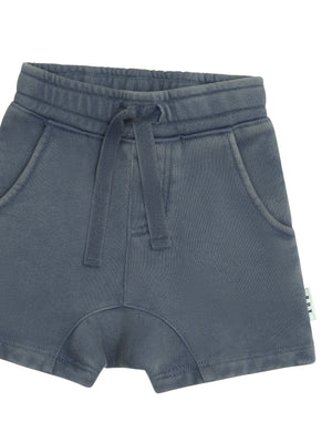 Huxbaby Slouch Shorts - Navy Washed