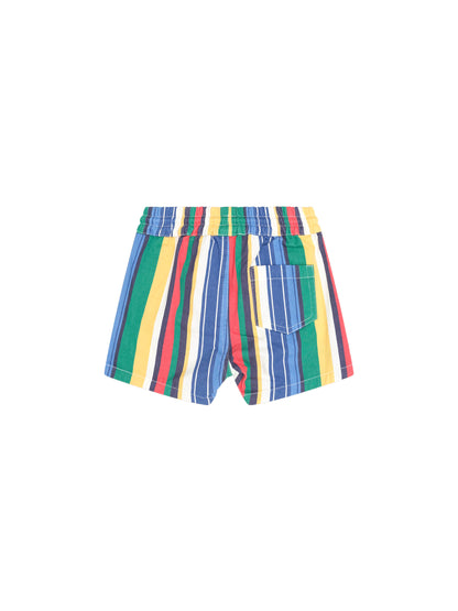 HUXBABY | VARIEGATED STRIPE DRAWCORD SHORT