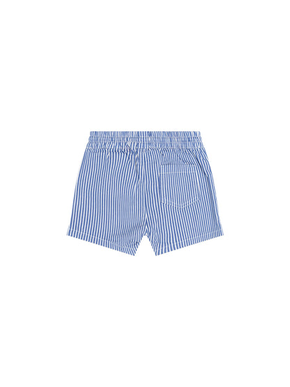 HUXBABY | COBALT STRIPE DRAWCORD SHORT