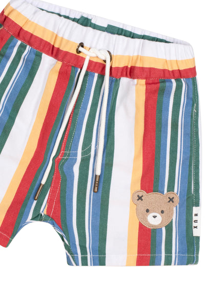 HUXBABY VINTAGE STRIPE SHORTS