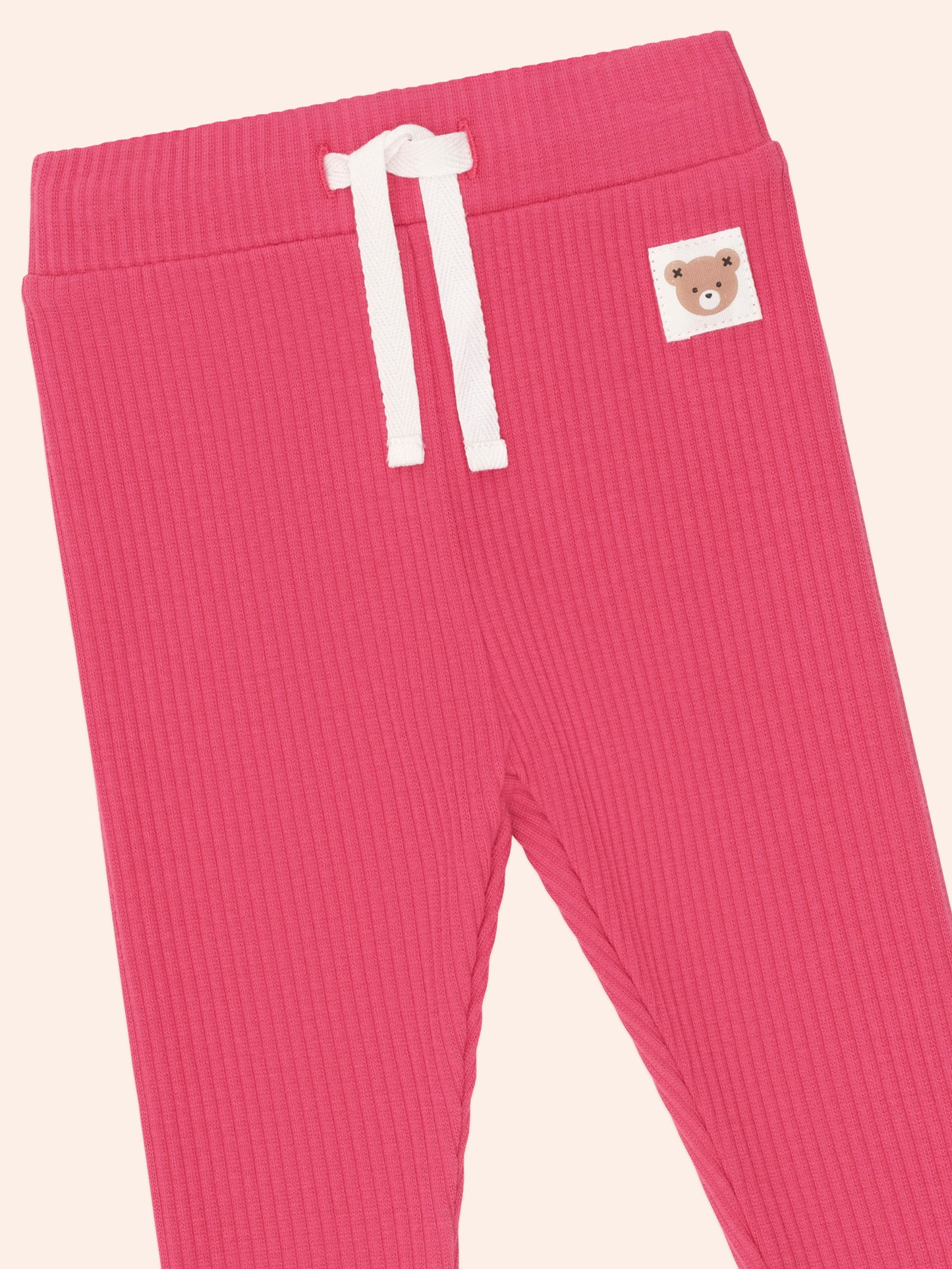 HUXBABY RIB LEGGING | CHERRY