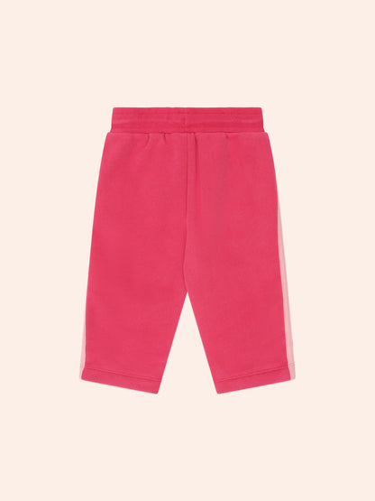 HUXBABY RACER STRIPE TRACKPANT | CHERRY