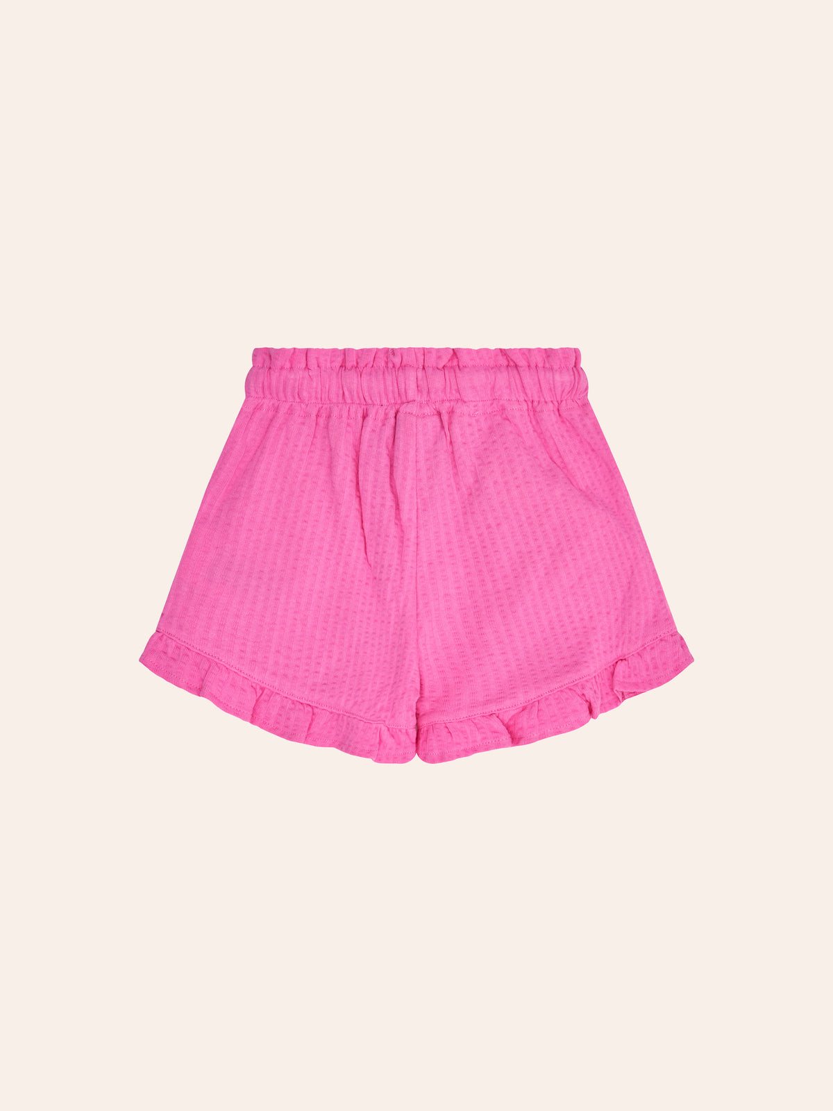 HUXBABY | SEERSUCKER FRILL SHORT | BERRY SWEET