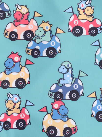 HUXBABY RACER DINO SWIMSUIT SHORTIE