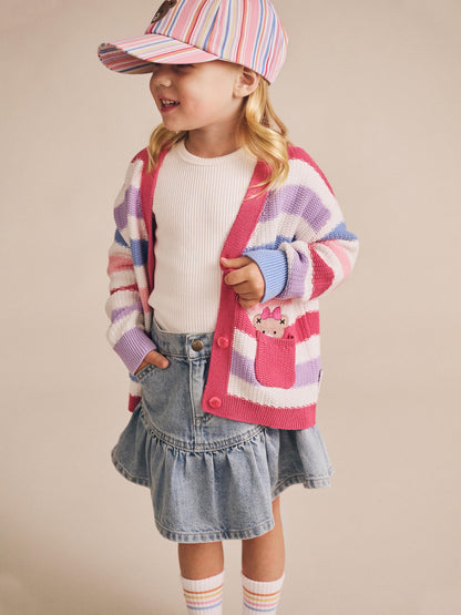 HUXBABY PASTEL STRIPE HUXBEAR HAT