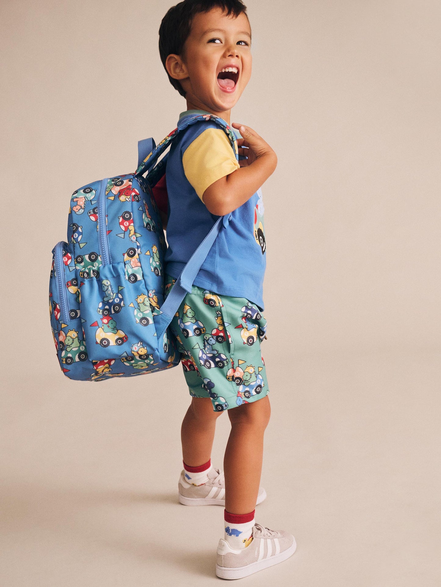 HUXBABY PERFECT BACKPACK DINO CAR