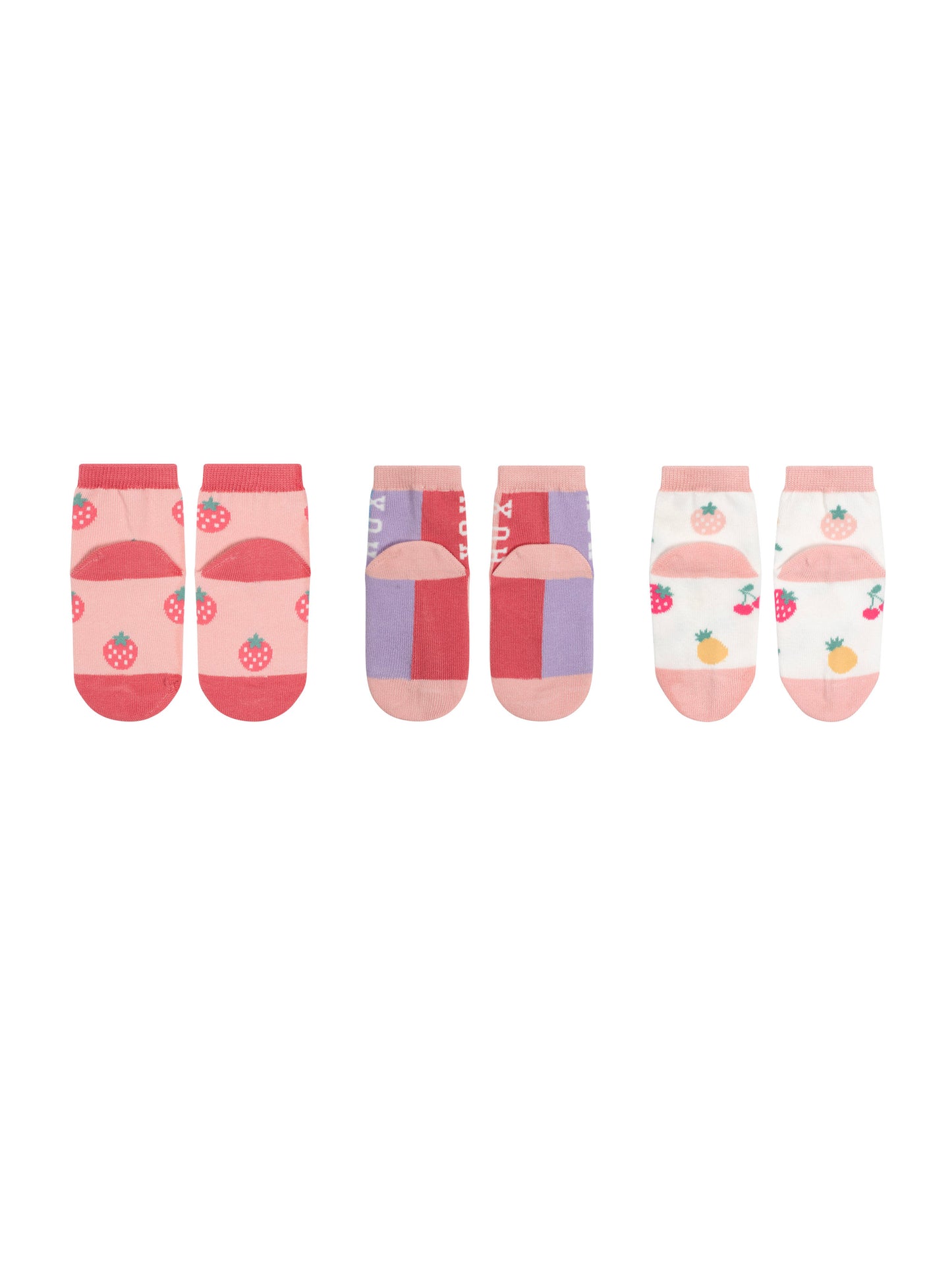 HUXBABY BEST SOCKS EVER 3 PK TUTTI FRUTTI