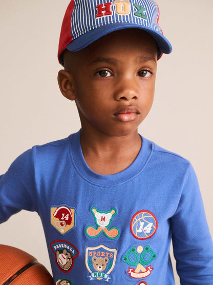 HUXBABY | 3D STRIPE SPLICED HAT