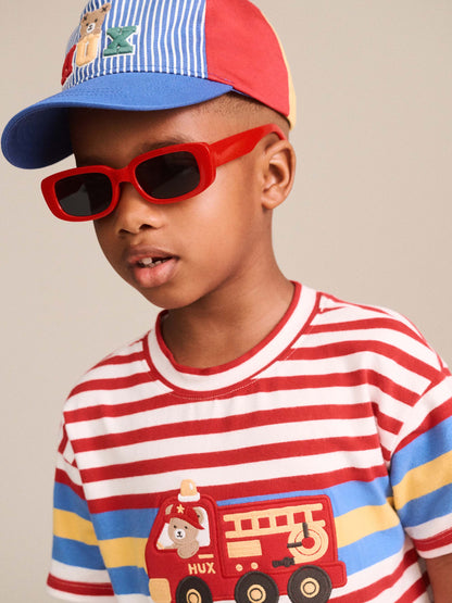 HUXBABY | 3D STRIPE SPLICED HAT