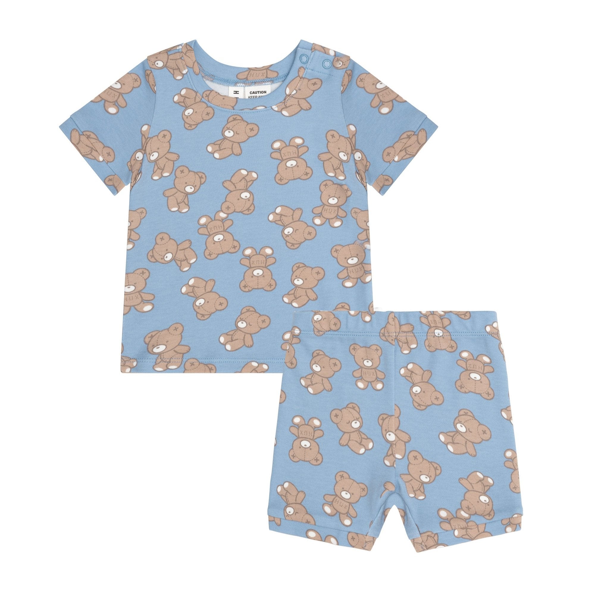 Huxbaby Organic Cotton PJ Set - Cornflower