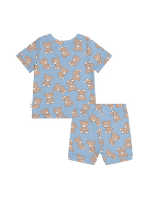 Huxbaby Organic Cotton PJ Set - Cornflower