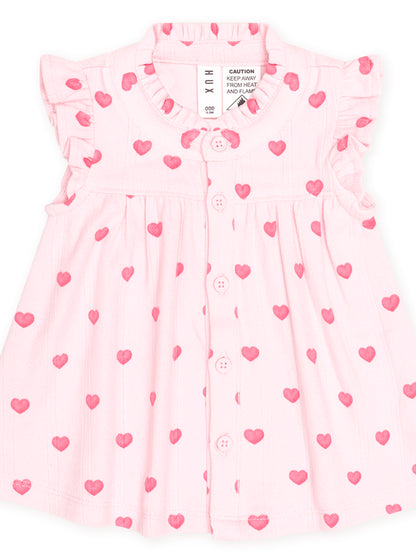 HUXBABY | I HEART YOU POINTELLE 2 PIECE SET