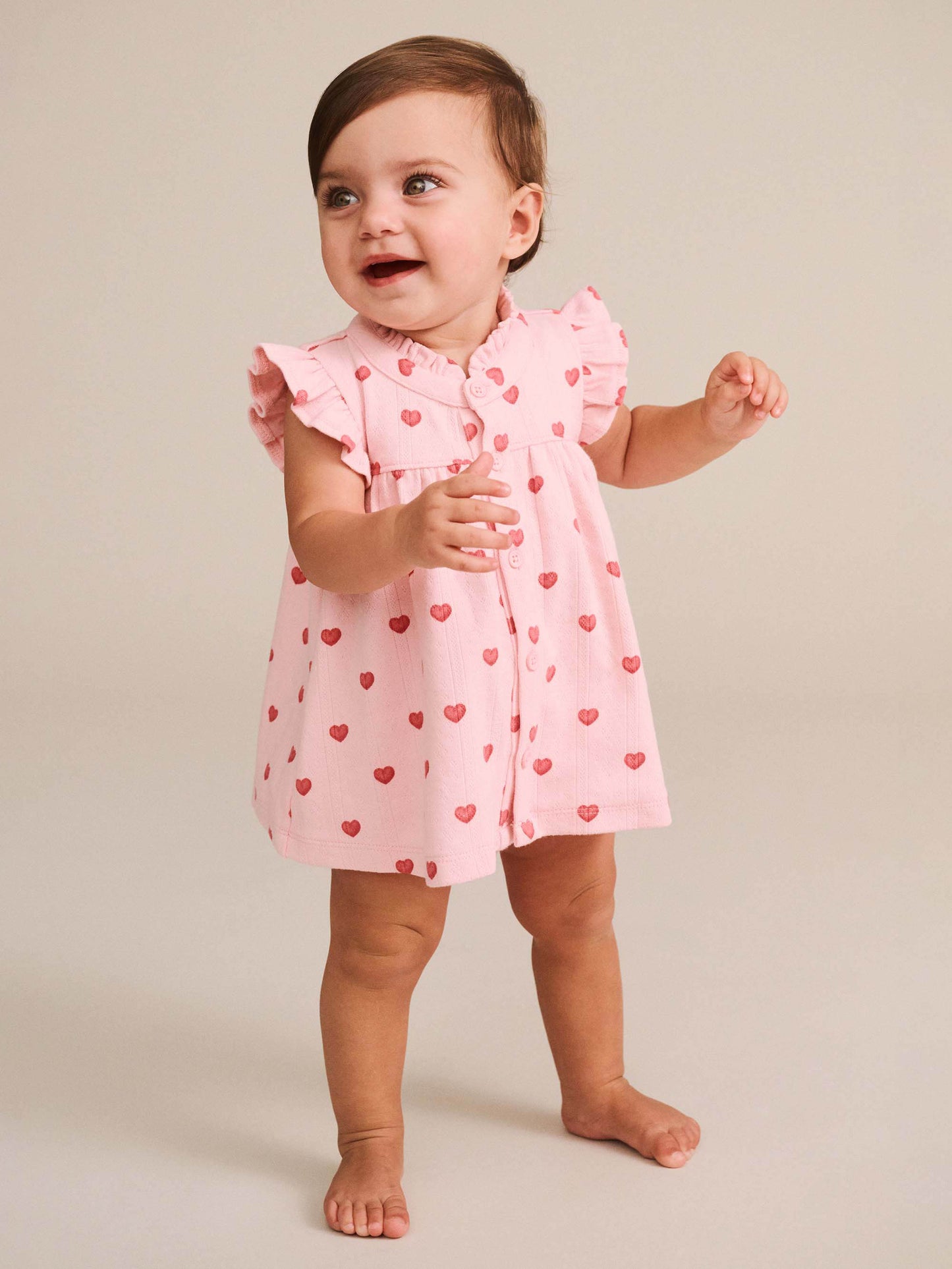 HUXBABY | I HEART YOU POINTELLE 2 PIECE SET