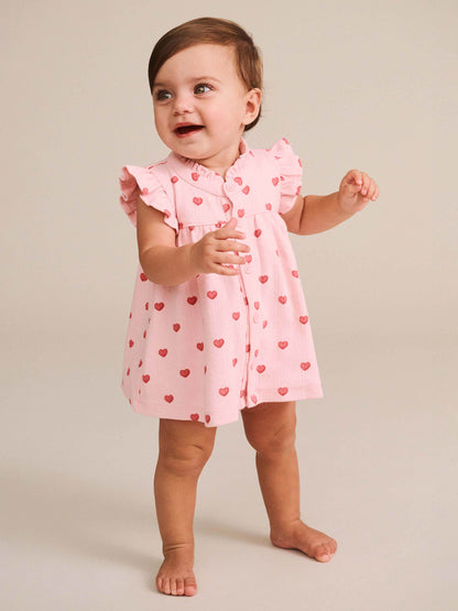 HUXBABY | I HEART YOU POINTELLE 2 PIECE SET