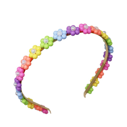 PINK POPPY DAISY POP HEADBAND