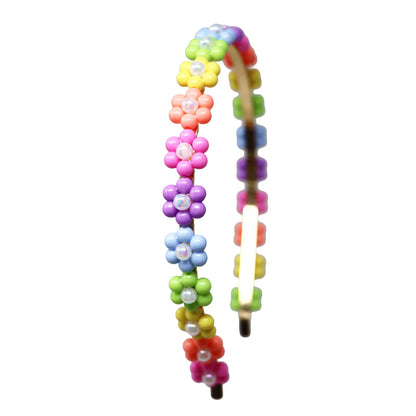 PINK POPPY DAISY POP HEADBAND
