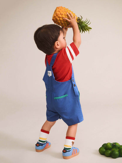 HUXBABY | COBALT SHORT OVERALL