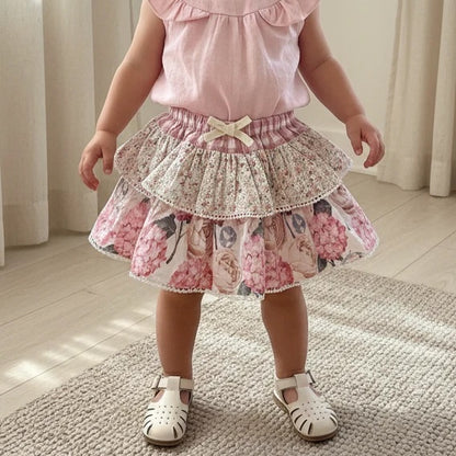 LOVE HENRY | FRILLY PILCHER SKIRT | PRETTY BLOSSOM