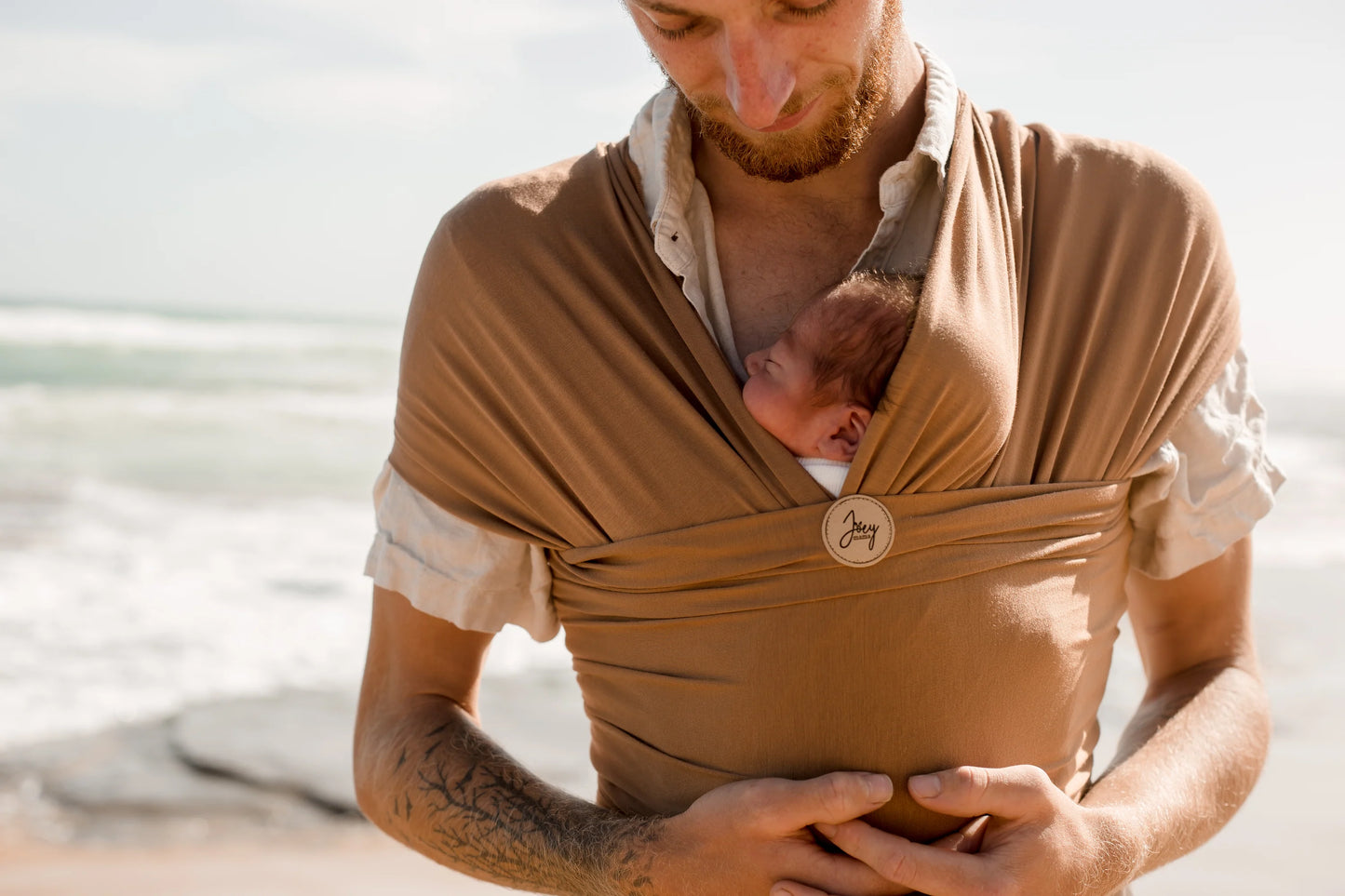 Joey Mama Baby Wrap Carrier - Remi Brown