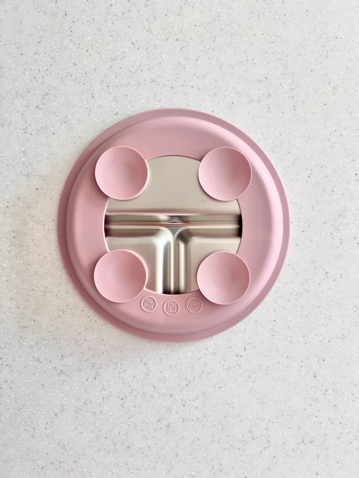CUDDLEBUG & CO | STAINLESS STEEL SUCTION PLATE | CHERRY