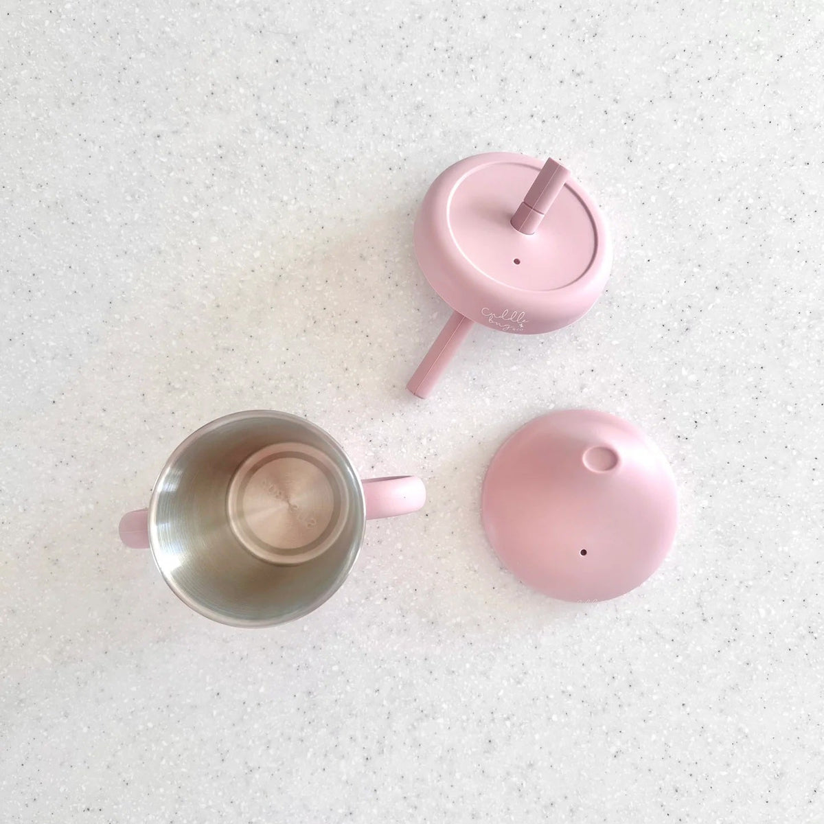CUDDLEBUG & CO | STAINLESS STEEL SIPPY CUP | CHERRY