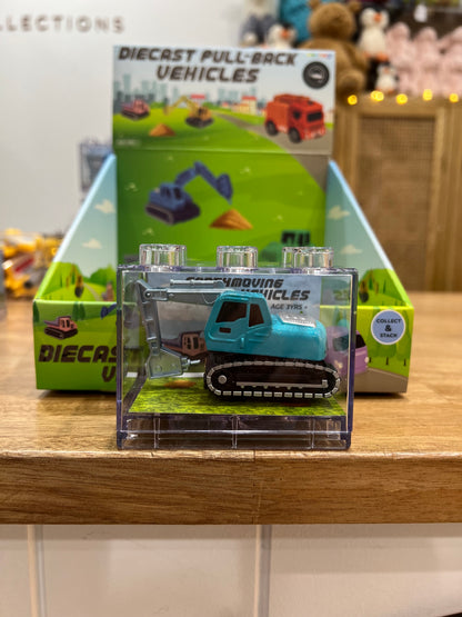 VERNEY DIECAST PULL BACK VEHICLES | EARTHMOVING