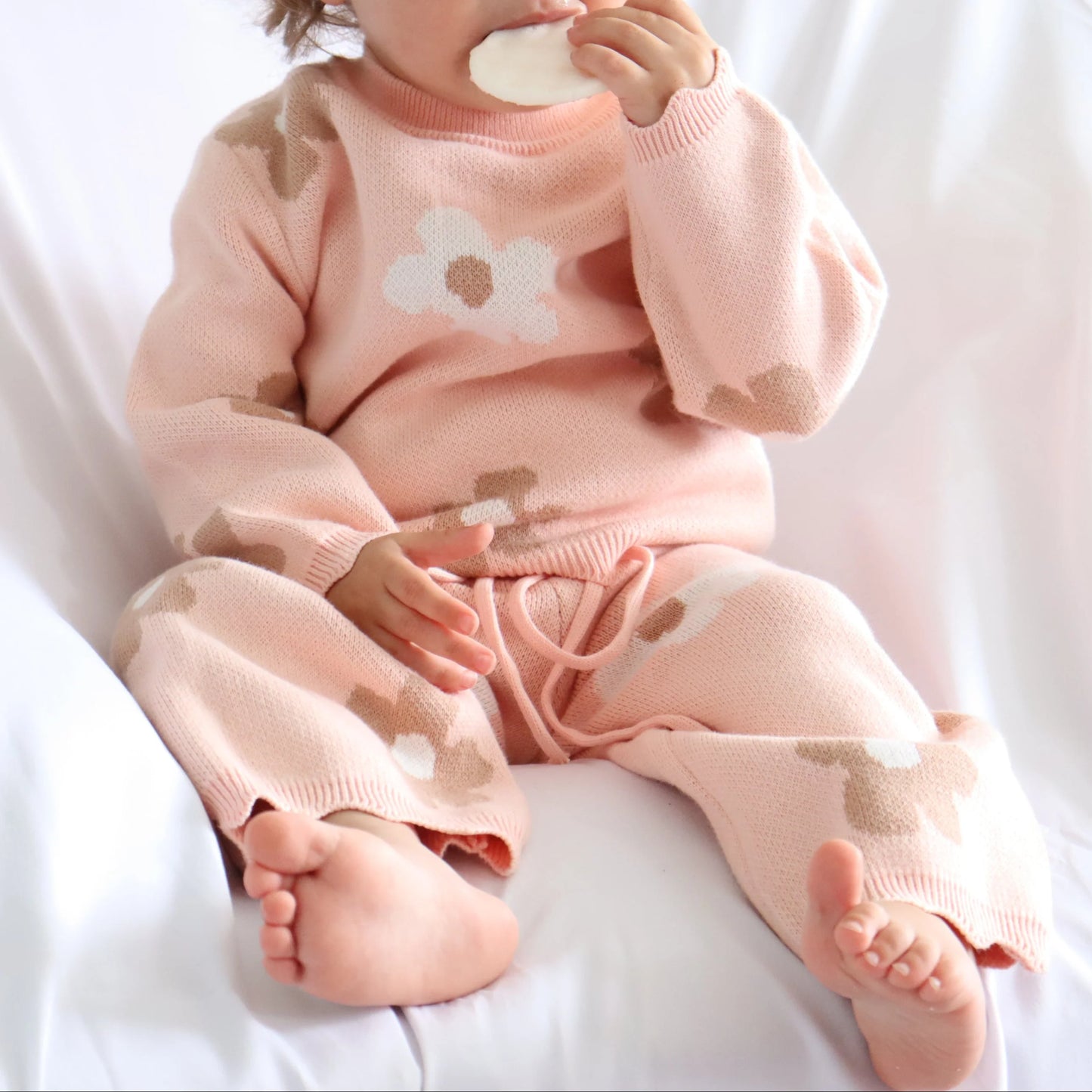 KOZY CLUB KNIT SET | PEACH BLOSSOM
