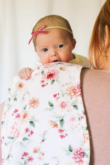 SNUGGLE HUNNY BURP CLOTH | BIRDS AND BLOOMS