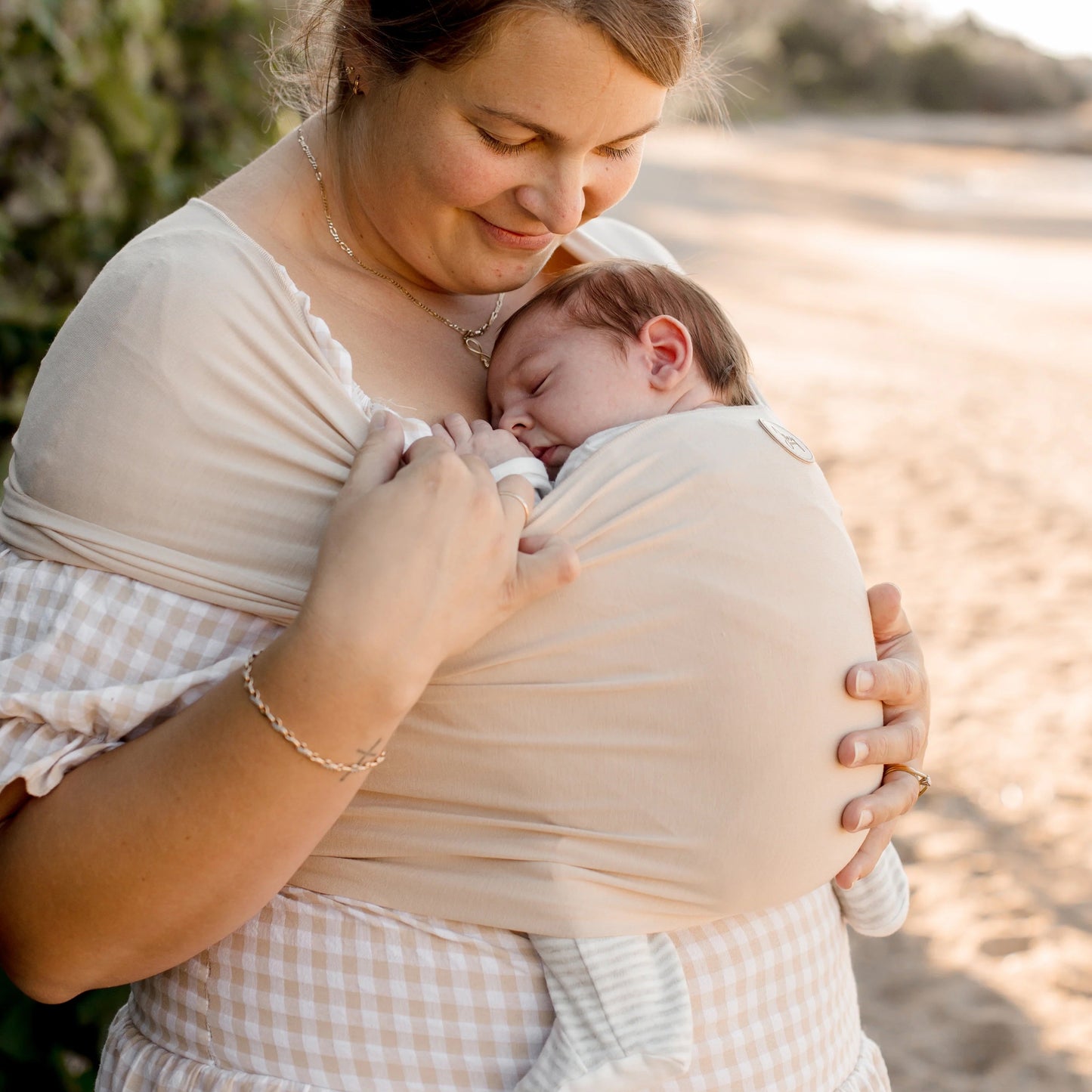 Joey Mama Baby Wrap Carrier - Goldie