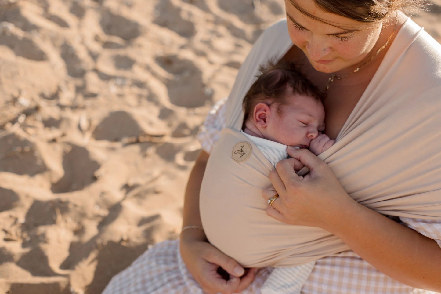 Joey Mama Baby Wrap Carrier - Goldie