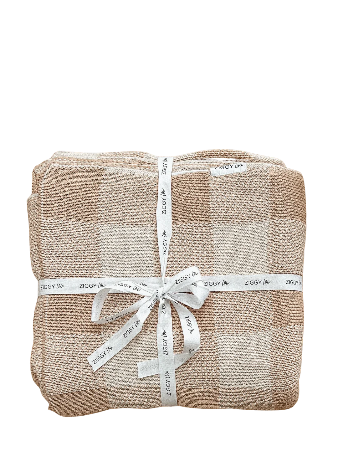 Ziggy Lou Knitted Blanket - Gingham