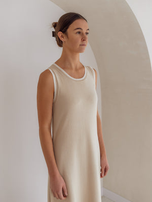 ZIGGY LOU KNIT DRESS | LATTE (WOMEN'S)