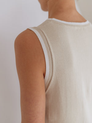 ZIGGY LOU KNIT DRESS | LATTE (WOMEN'S)