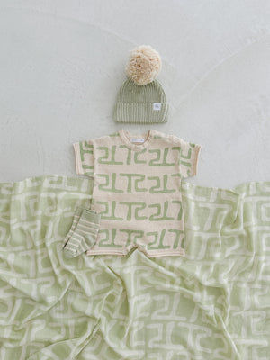 Ziggy Lou Swaddle - Tallow