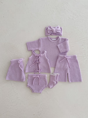 Ziggy Lou Knit Bloomers - Violet