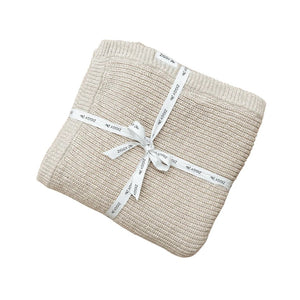 Ziggy Lou Knitted Blanket - Honey