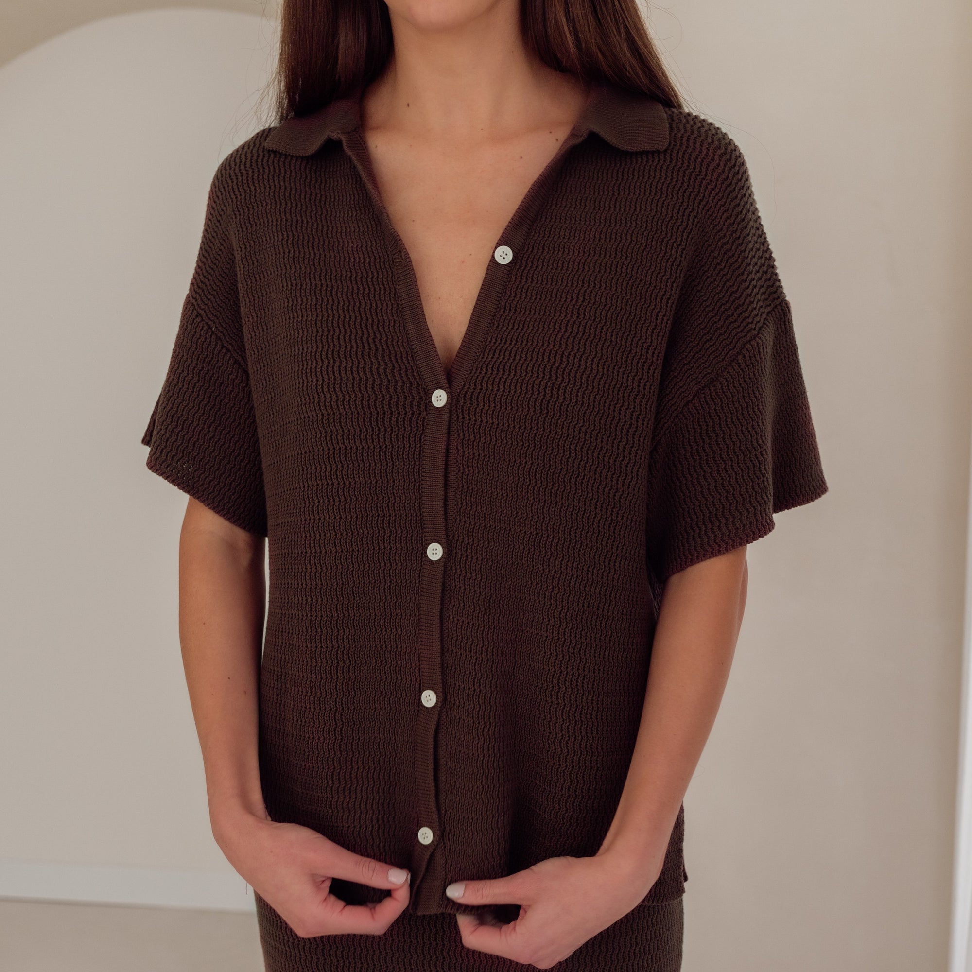 ZIGGY LOU TOP | CHOCOLATE (WOMEN'S)