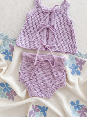 Ziggy Lou Knit Bloomers - Violet