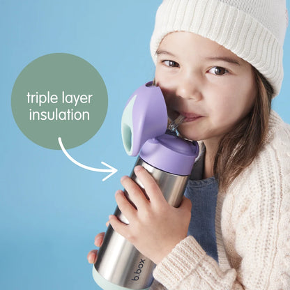 B BOX | INSULATED DRINK BOTTLE 500ML | ELECTRIC JUNGLE