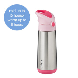 B Box Insulated Drink Bottle 500ml - Blush Crush