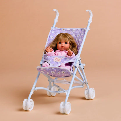 TINY HARLOW | FOLDING DOLL STROLLER 2.0 LILAC DAISY
