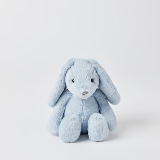 Jiggle and Giggle Small Soft Toy Bunny - Pale Blue