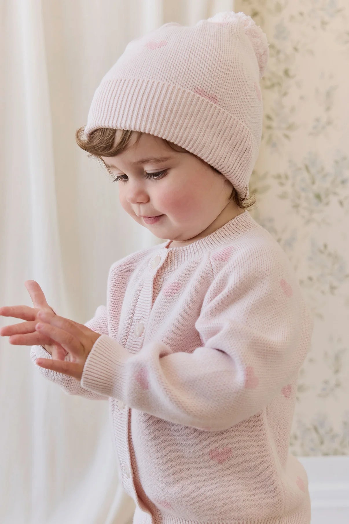 JAMIE KAY COTTON CANDY  KNIT CARDIGAN | KATE HEART - Angus & Dudley Collections