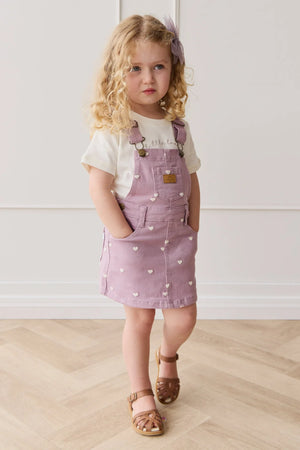 Jamie Kay Overall Dress - Petite Heart Melody