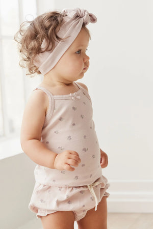 Jamie Kay Organic Cotton Frill Bloomers - Meredith Violet