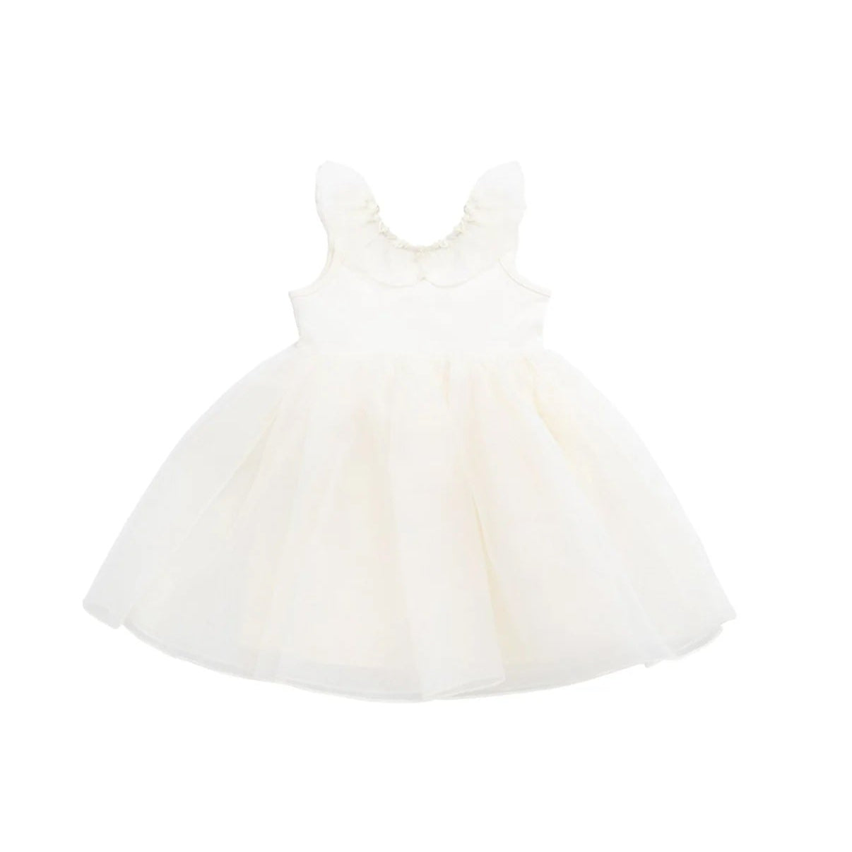 White dress on a white background